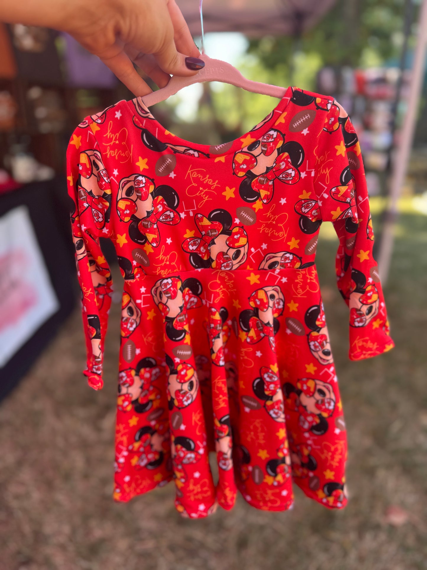 KC Minnie Swing Dress Long Sleeve